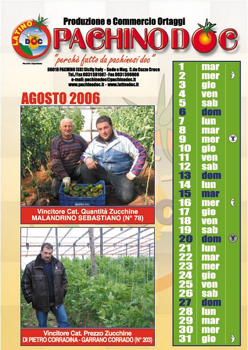 Calendario 2006